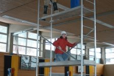 Aufbau Prunksitzung 2010